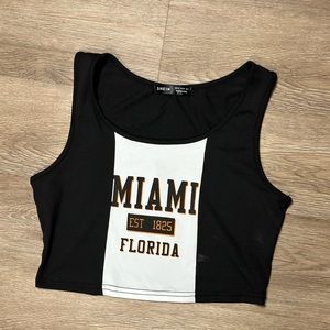 Brand new, never worn crop tank top